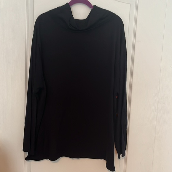 Fashion Bug Plus Size Women’s Cowl Neck Sweater with Sequins Black, Red, White - Picture 4 of 6